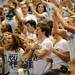 Michigan State fans celebrate a three-point basket  against Michigan during the second half at Breslin Center in East Lansing on Tuesday, Feb. 12. Melanie Maxwell I AnnArbor.com